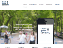 Tablet Screenshot of canadamobilepayments.com